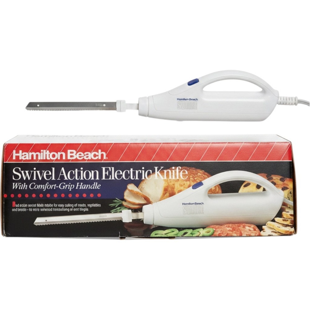 Hamilton Beach 74100 Swivel Action Electric Knife Comfort Grip Vintage NOS